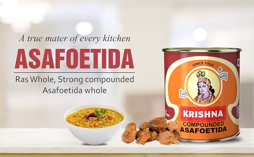 Krishna Hing Ras Whole 250 gram Tin