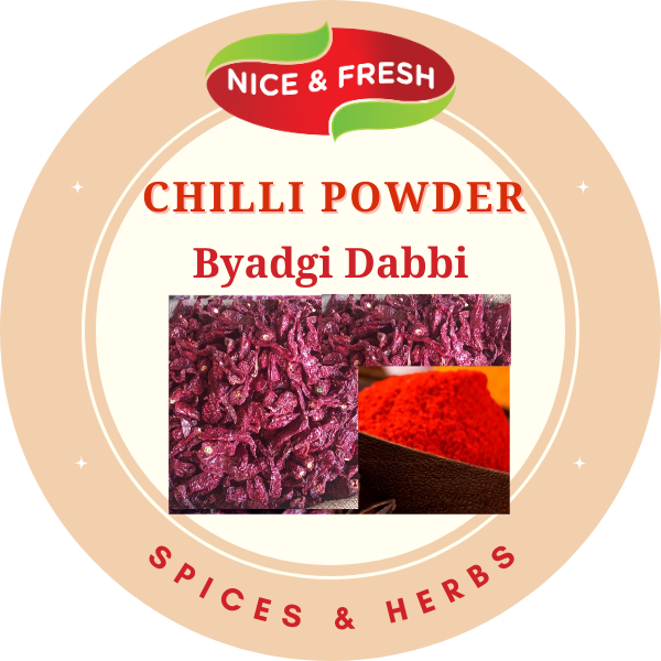Nice & Fresh Dabbi Chilli Powder 1 kg | New Crop 2025 | Red Gold