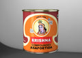 Krishna Hing Ras Whole compounded asafoetida tin, front